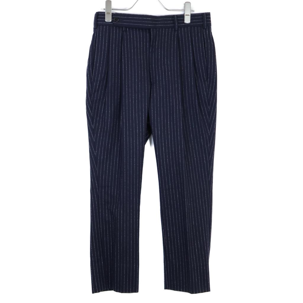 JOHN LAWRENCE SULLIVAN 2B010 13-05 Navy Striped Slacks Bottoms 34 NavyUsed