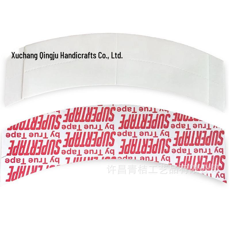 Men's Invisible Film Design Toupee with Double-Sided Tape for Natural Look