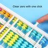 Kinder Abakus Spielzeug mit Reset-Taste 13 Spalten Vorschule Mathematik Zählen Lernen