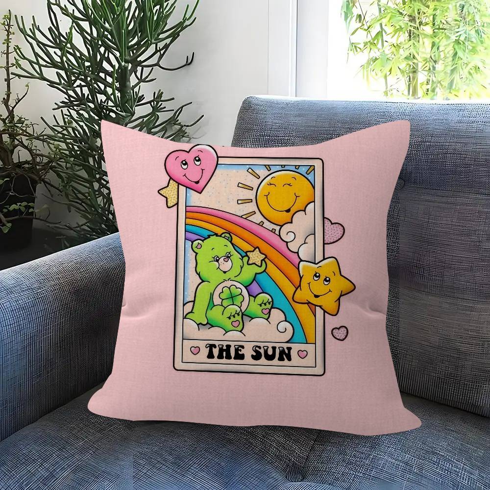 Pillow Gift Home Office Decoration Pillow Bedroom Sofa Car Cushion Coverpillow Case Cute C-Care B-Bears