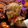 Fugleskræmsel Halloween Latex Maske Voksen Fuld Hoved Gyser Maske Skræmmende Cosplay Kostume til Halloween Fest Maskerade