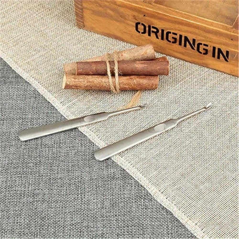 2 Buc/set Kit Unelte Piele Pieleărie Cusut U+V Canelator Skiving Teșitor de Margine Unealtă Piele