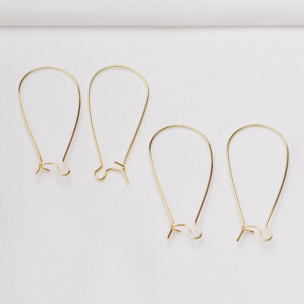 10pcs Color-Preserving 18K Gold U-Shaped Diy Handmade, Accessories,, Pins, Materials