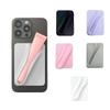 Silicone Phone Case with Lipstick Holder Adhesive Back Sticker Soft TPU Mobile Cover Lip Gloss Stand Universal Fit for iPhone Xiaomi Huawei Samsung