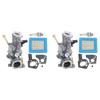 2X 498298 Carburetor 491588S 491588 Air Filter For Briggs-Stratton 692784 495951 490533 Carb With Spark Plug Gasket-B61B