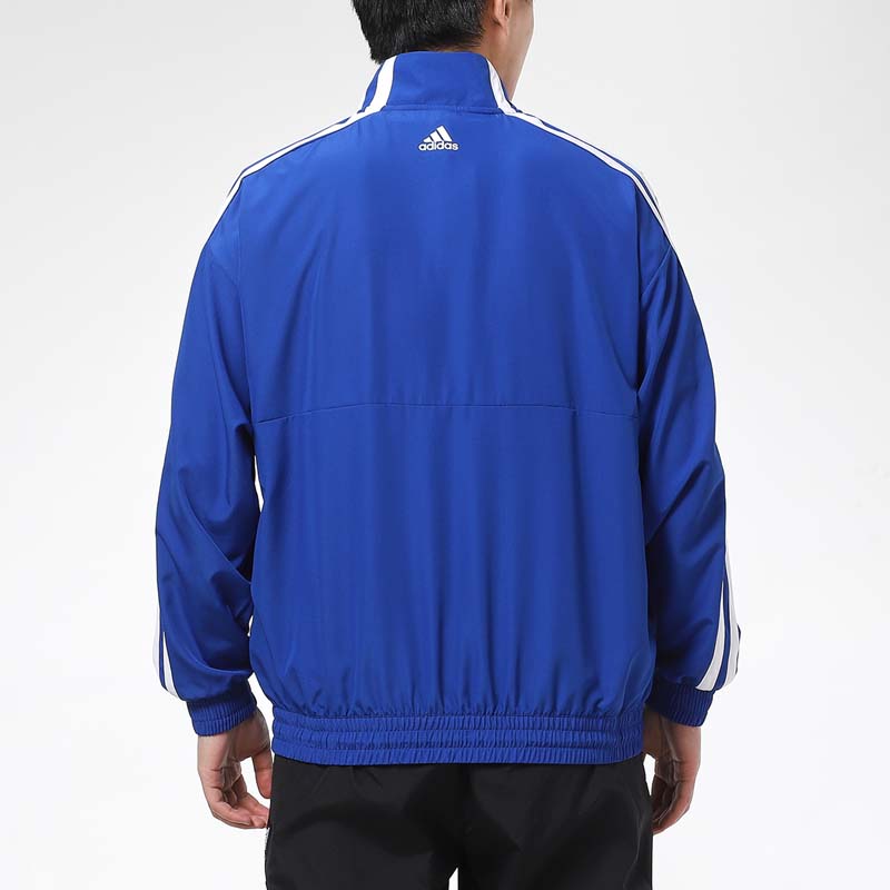 Adidas T-Mac Classic Stripe Logo Half-Zip Pullover Jacket Men Jacket Blue GH6689