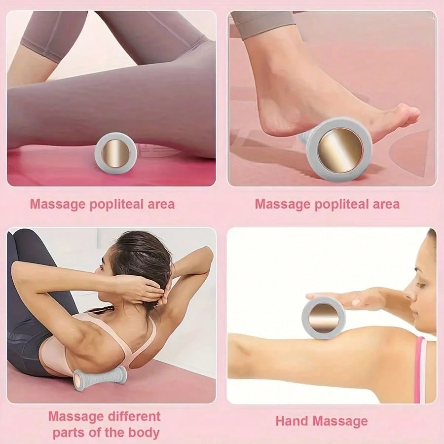 1 PVC Foot Massager, Easy Rolling Plantar Fascia Roller,Good For Yoga And Arch Support,Muscle Relaxation,Suitable For Home Exercise,Valentine's Day,