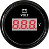 Custom 52MM Gauge Voltmeter 8-32V  Marine Volt Meter Auto Voltmeter Universal Voltage Boat Automobile With Red Backlight 12V 24V