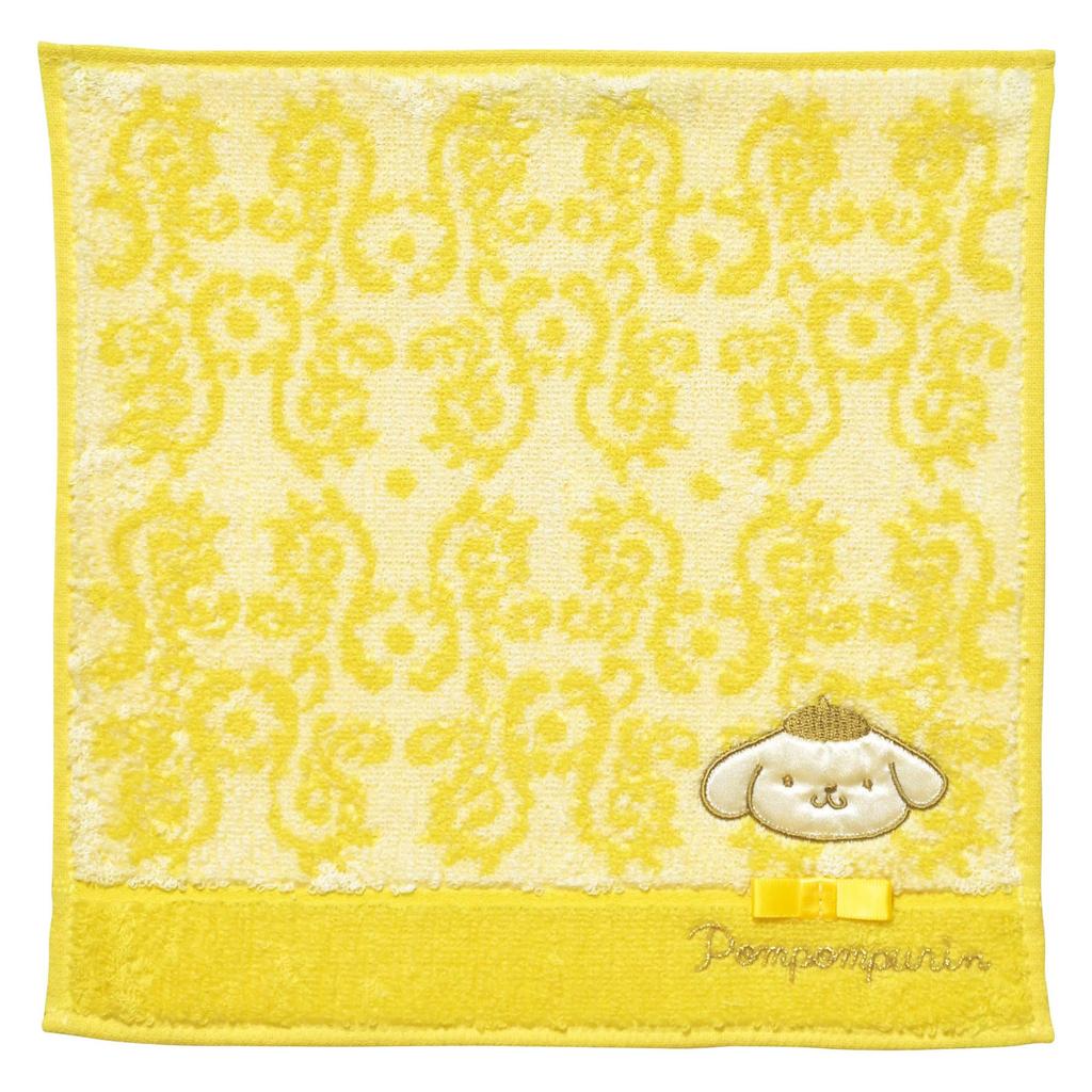 Marushin Mini Towel Sanrio Pompompurin Fleur Yellow Cute 3005060400 25x25cm