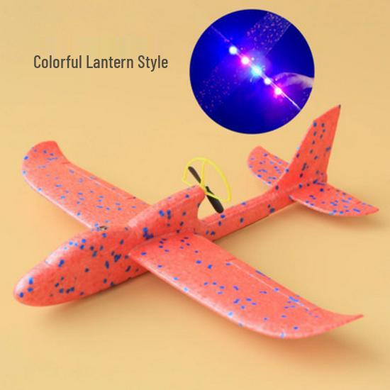 USB Rechargeable Foam Hand-Throw Boomerang Airplane Toy for Kids