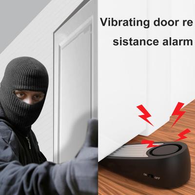Door Stopper Alarm with Portable Lock 125dB Anti-slip Front Door Protection Rubber Security Door Wedge for Home Travel