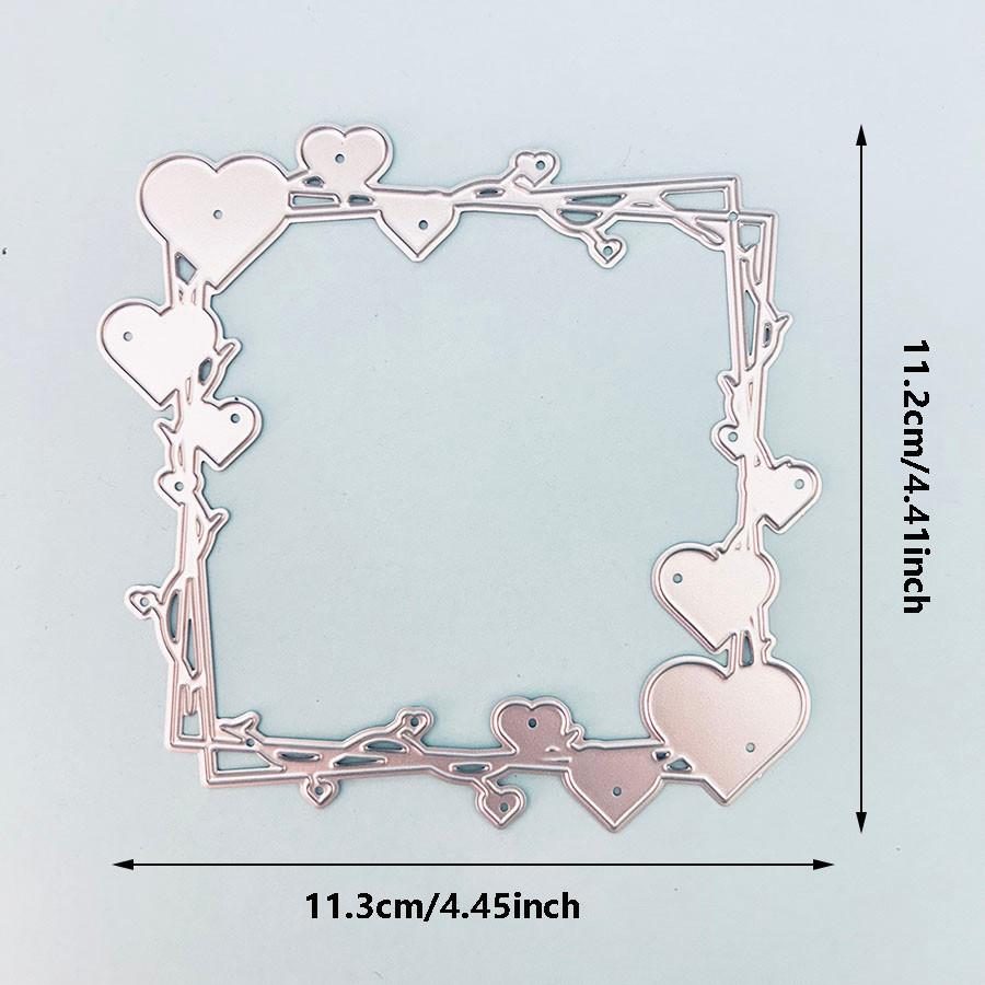 Love Box Frame Metal Cutting Dies Hearts Stencils For Scrapbooking/photo Album Decorative Embossing Paper Cards