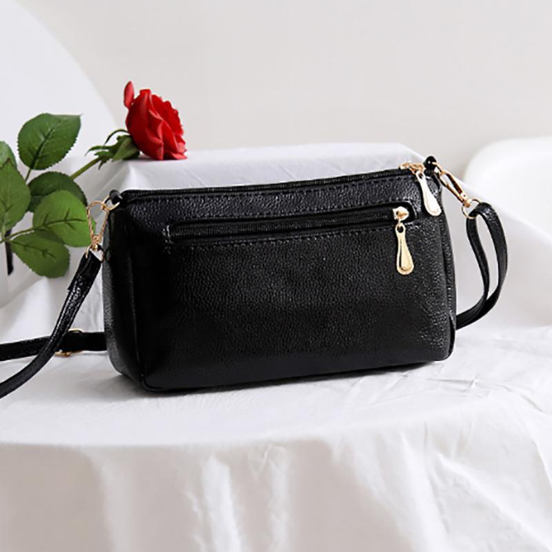 Women Shoulder Crossbody Bags Purse Bowknot PU Leather Messenger Handbags Small Phone Pocket