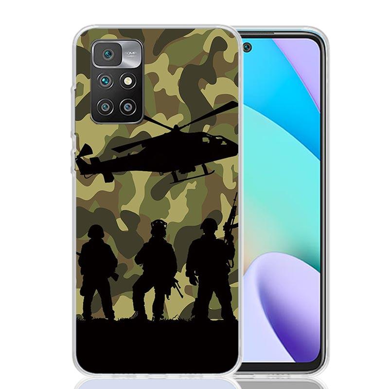 Camouflage Military Phone Case for Samsung Galaxy A17 A16 A15 A14 A13 A57 A56 A55 A54 A53 A37 A36 A35 A34 A33 A26 A25 A24 A23 Ga