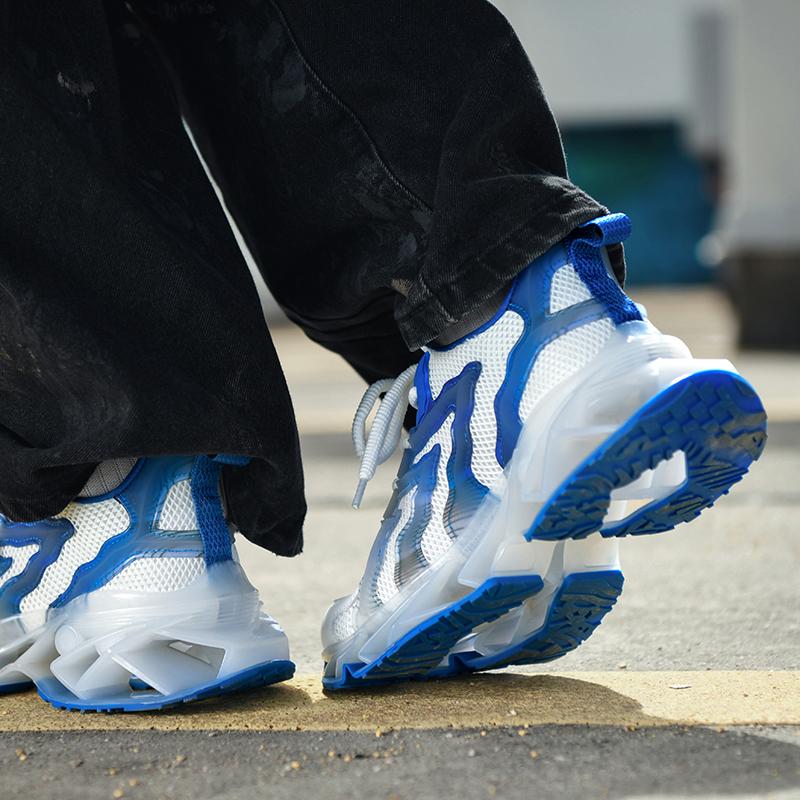 Herresko Joggesko Herre tenis Luksussko Herre casual Trainer Race Pustende mote loafers løpesko for menn