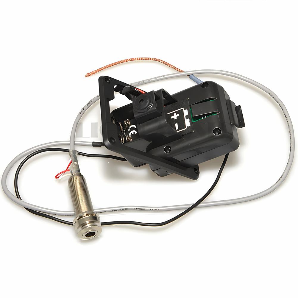 Plastic 301 Guitar Pickup with Tuner Presys Guitar Preamp EQ Equalizer Guitar Tuner Guitar Soundhole EQ Parts Accessories