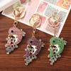 Rhinestone Dolphin Keychain Sparkling Sea Animal Car Key Ring Holder Backpack Purse Handbag Charm Christmas Birthday Gifts for Dolphin Lovers