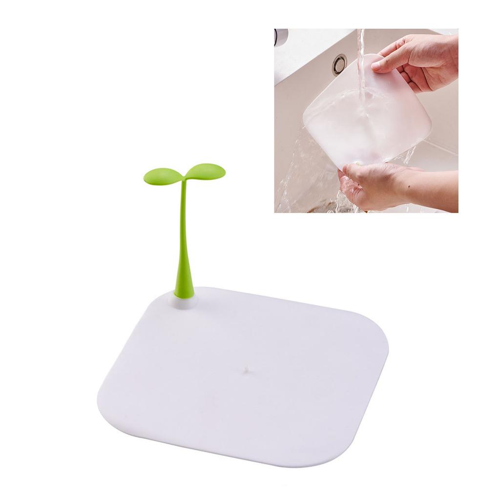 Bn Sprouts Floor Drain Cover Silicone Tub Drain Plug Bathtub Stopper Bath Tub Stoppers Flat Sink Draining Plug