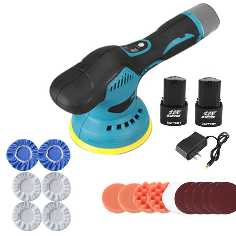 A25F-19-Piece Lithium Battery Polisher Electric Polishing Machines Lithium Battery Polisher US Plug