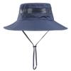 New solid color big edge bucket hat outdoor sunscreen breathable basin hat sun hat summer men's and women's sand hat