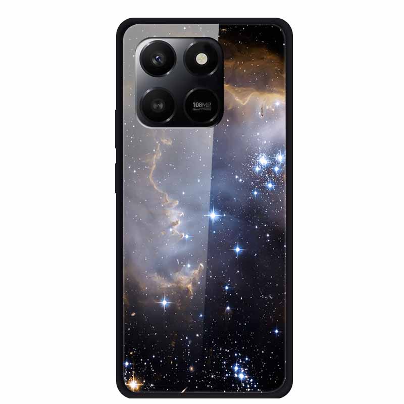 Glass Case For Honor X7d Play 10T 5G Case Soft Bumper Hard Tempered Glass Back Cover For Honor 400 Smart 2025 Phone Cases Fundas