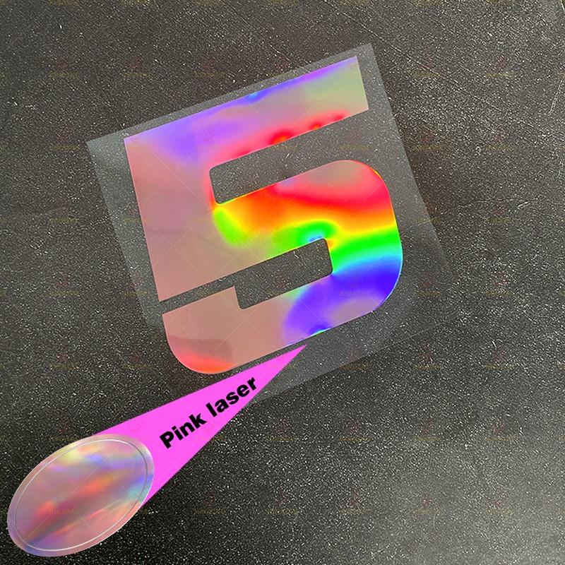 1pc Laser Pink Racing Number Motorcycle Stickers Waterproof Vinyl Decals for Motorbike Helmet Fuel Tank Front Fairing Bicycle