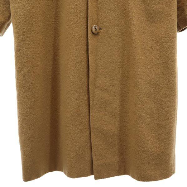 Herno Made In Italy Long Sleeve Wool Coat Brown Women Used