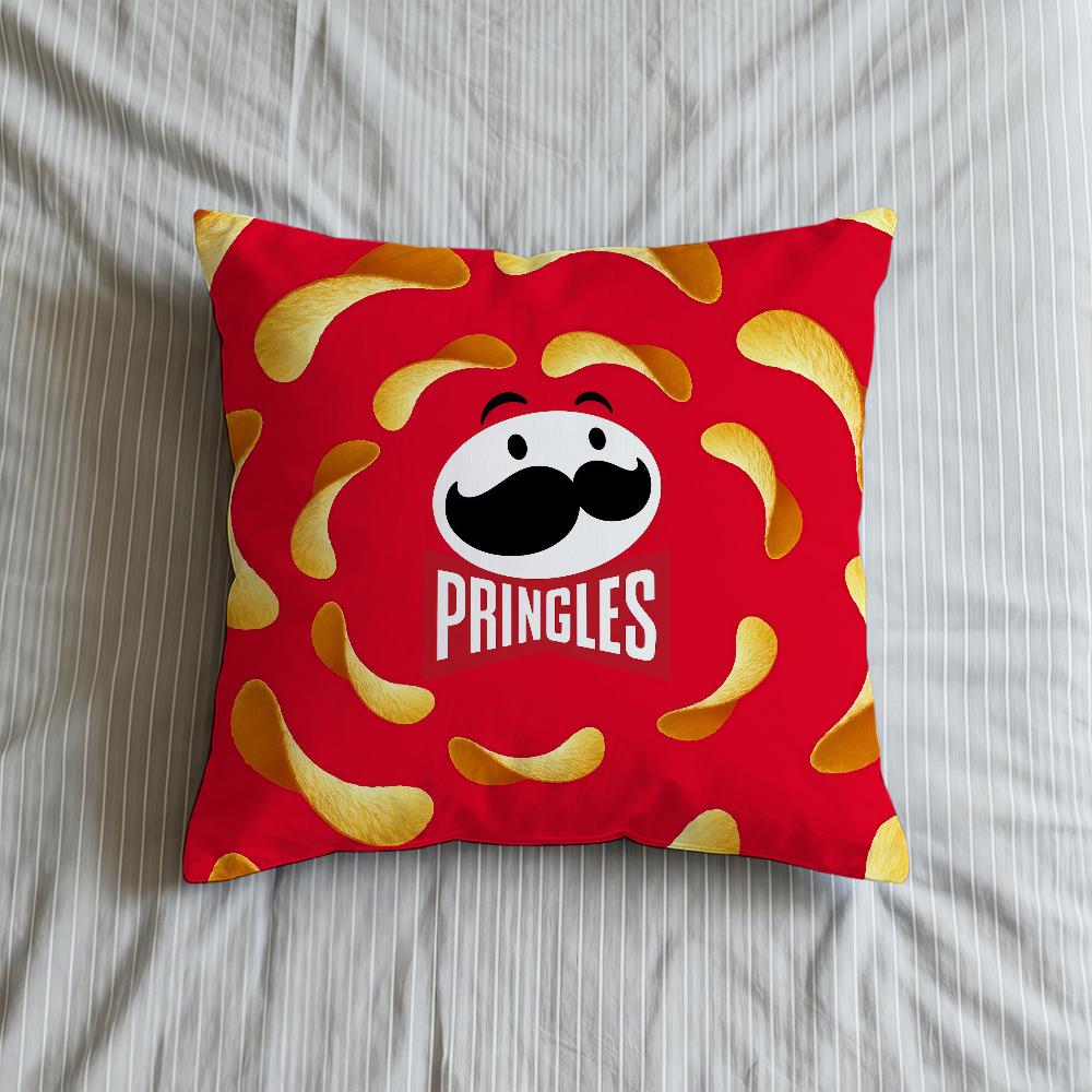 P-PringleS-ES Cushion Cover Soft Case Sofa Living Room Bearded Home Comfortable Office Decor Protective Pillow