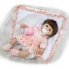 Pinky Soft Vinyl Silicone Reborn Baby Girl Cute Doll 43CM Lifelike Baby Dolls