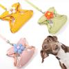 Dog Leash Slip Lead Vest with Lovely Flower Vest Rope 4ft Long Pet Strong Training Walking Swimming Hiking Lead