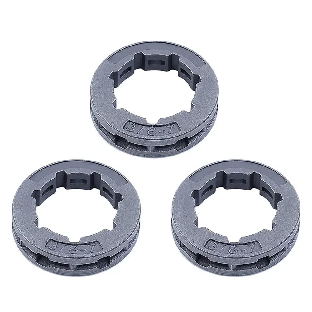 3Pcs 3/8 7T Sprocket Rim for For 362 365 371 372 For 046 064 056 048 044 045 MS361 MSFor 362 MS440 034 038 042 272 281