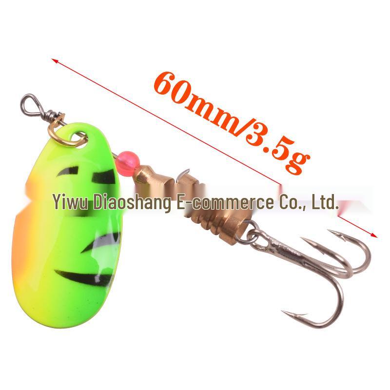 Rotating Hand-Cranked Sequin Blade Spinner Lure Set