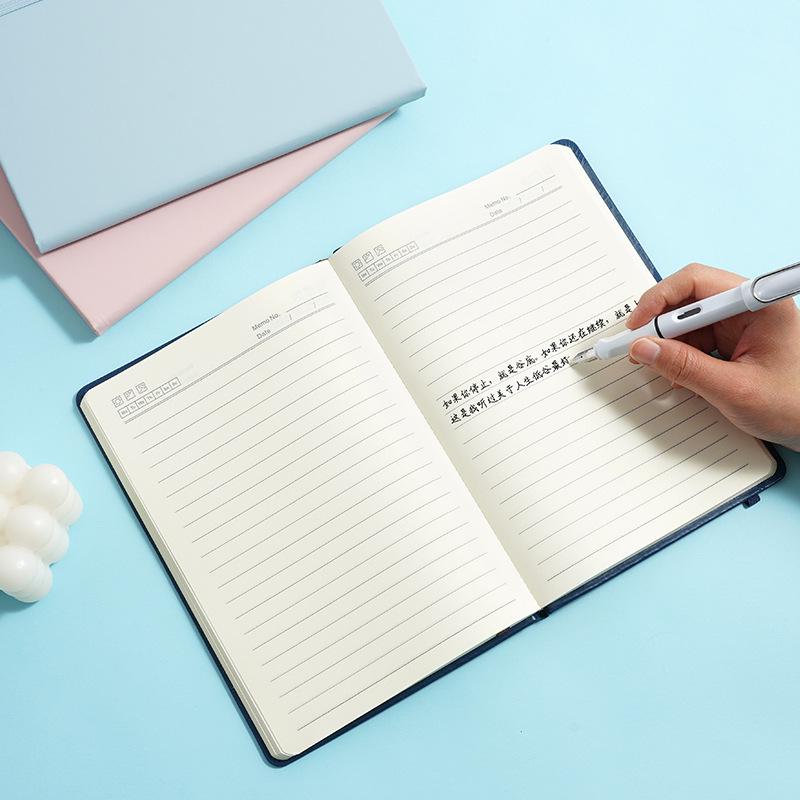 Hochwertiges A5-Tagebuch mit Spiralbindung: Personalisierbares PU-Leder-Notizbuch mit dicken Seiten