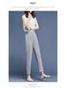 2026 Spring/Summer Women's High-Quality Cropped Trousers: Fashionable Drape Suit, Thin & Casual
