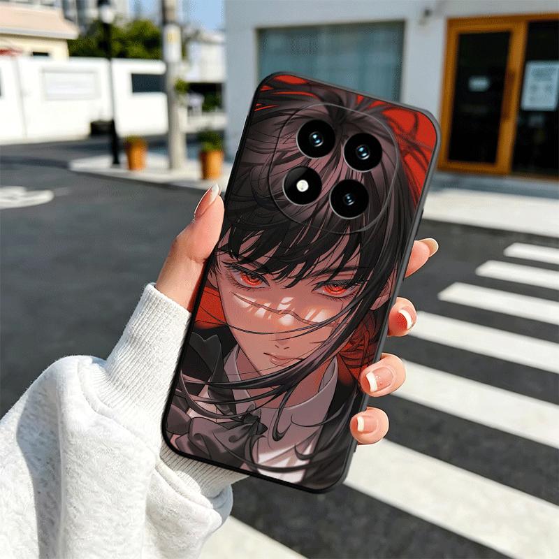 

Аниме Персонаж Йору Война CSM Мягкий Чехол для Телефона для Xiaomi Redmi Note 12 13 14 15 Pro Plus 11 12S 11S 11T 10 4G Черный Чехол Задняя Панель Sh Redmi Note 13 4G