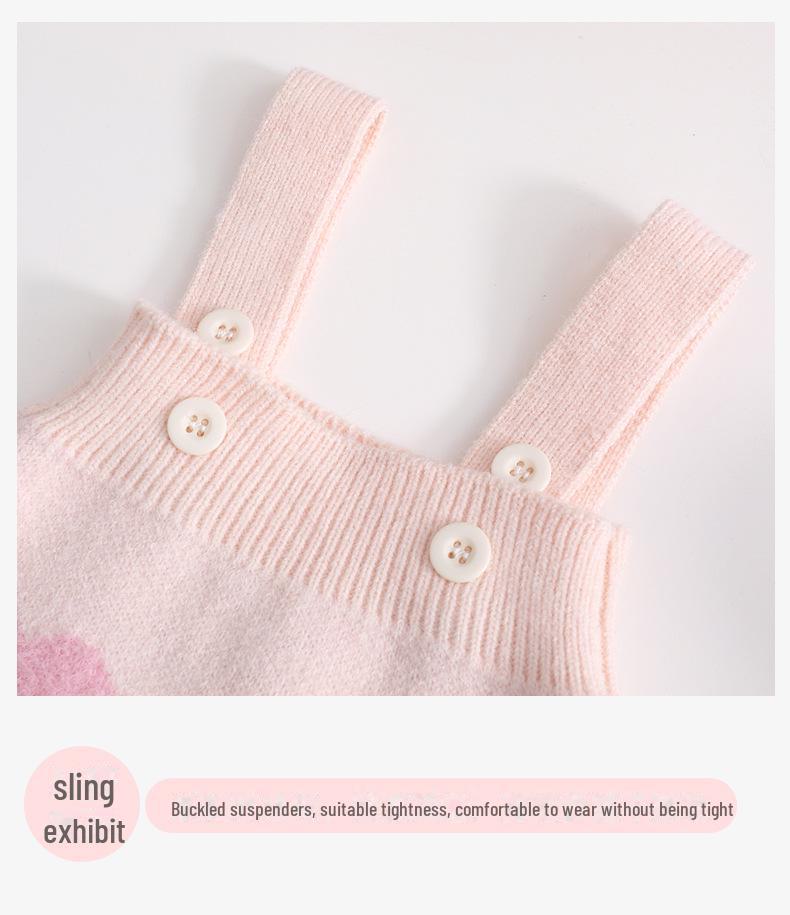 Korejský pletený kardigan pro holčičky na jaro a podzim