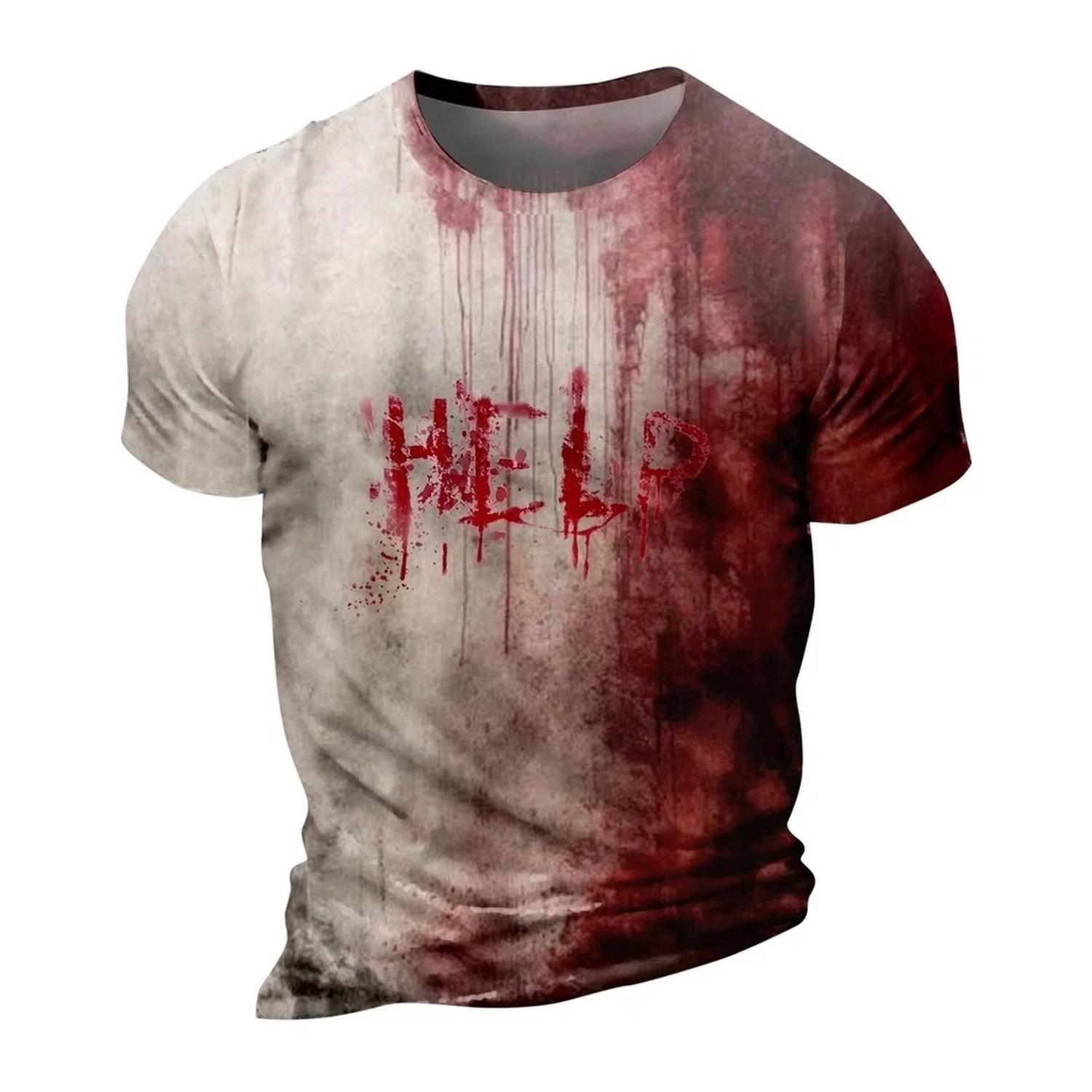 Pumpkin Patch Halloween 3D T-Shirt – Scary All Over Print Graphic Costume Tee XL