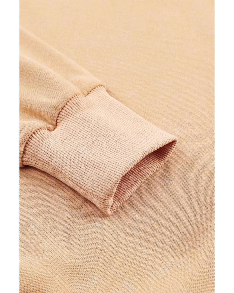 Azura Exchange Oversized Khaki Drop Shoulder Sweatshirt