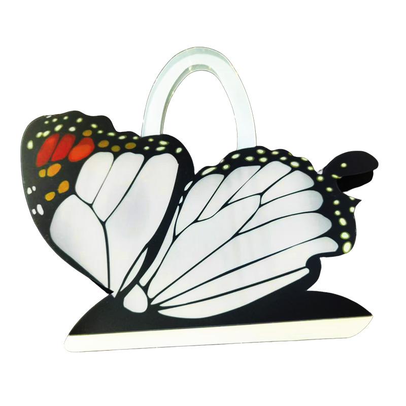 

Упаковка для роз, матовая сумка в форме крыльев бабочки, флористический упаковочный материал, полипропилен, переносная сумочка для букетов, праздничная вечеринка, 1 шт.