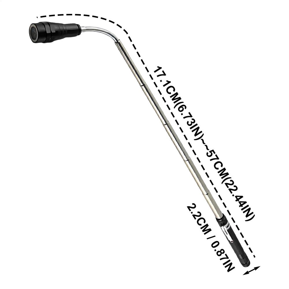Magnet 3 LED Magnetic Pickup Tool Telescoping Flexible Extensible Led Flashlights Perfect Mechanical Pick- Up Tools Gifts