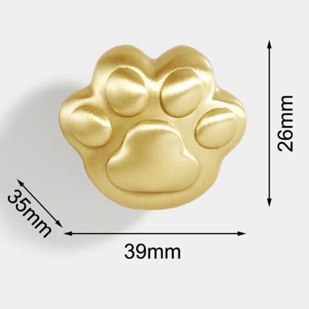 Single Hole Cartoon Brass Handle Furniture Handle Cabinet Handles Cabinet Dresser Pulls