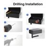 Toilet Paper Holder With Wipes Dispenser Flushable Wet Wipes Dispenser For Bathroom Wipe Storage Shelf Stainless Steel Wall