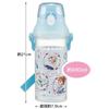 Skater Water Bottle 480ml Disney Frozen 24 Plastic Clear Bottle for Children Made In Japan PSB5TR-A
