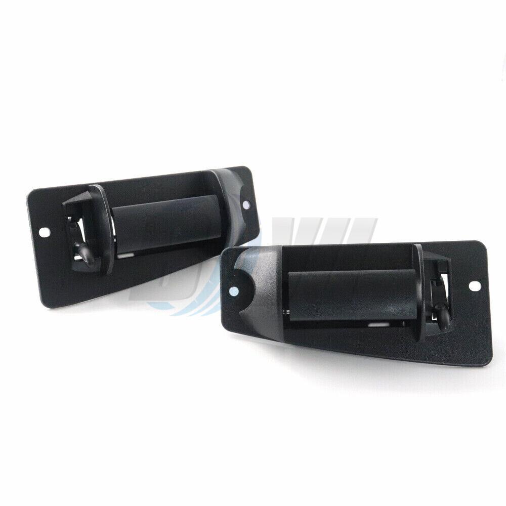Door Handle Pair Rear Outside for Chevy Silverado GMC Sierra Extended Cab 99-07