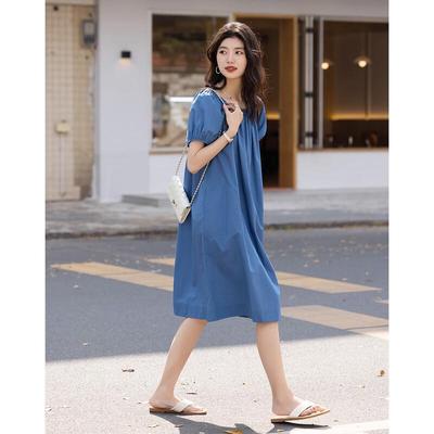 Demana Summer Two-Way Off-Shoulder Cotton Midi Dress
