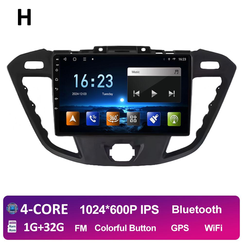 

Для Ford Tourneo Custom 1 I Transit 2012 2013 2014 2015 2016 - 2021 Автомобильный мультимедийный видео радиоплеер Bluetooth DSP стерео WIFI