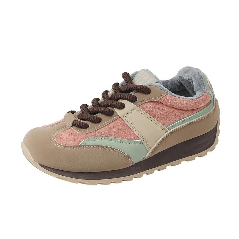 Minority Design Forrest Gump Shoes for Women  New Retro Color Blocked Thick Soled Sports and Leisure Shoes Shoes for Women