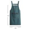 1Pcs Comfortable Thin Kitchen Aprons for Woman Chef Work Apron for Grill Restaurant Bar Shop Cafes Beauty Nails Studios Uniform