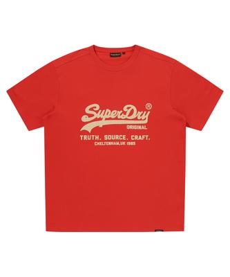 Syupeodeulai Vintage Logo T-Shirt Red Sduiscq69Red