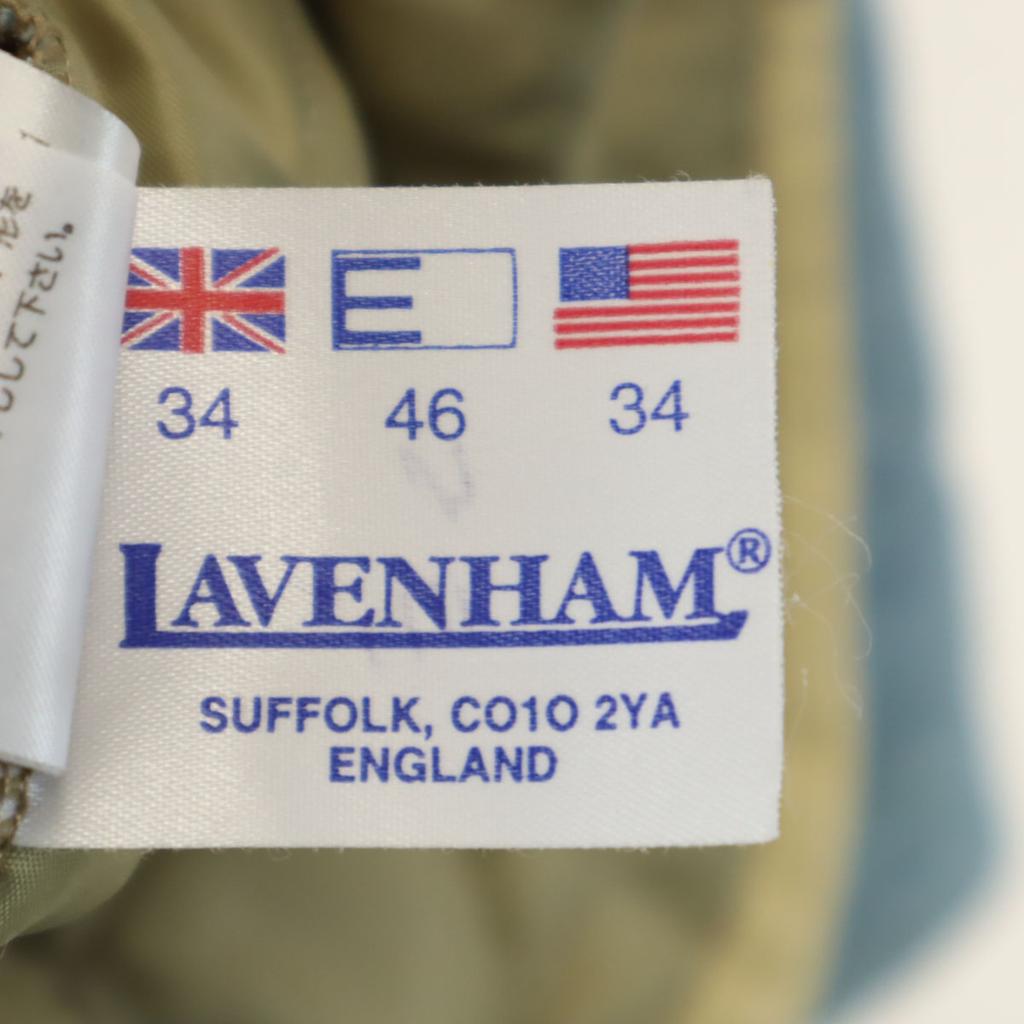 LAVENHAM Hergestellt in England Steppjacke 34 Blau Baumwollfüllung Damen Gebraucht